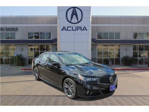 Crystal Black Pearl Acura TLX A-Spec Sedan.  Click to enlarge.