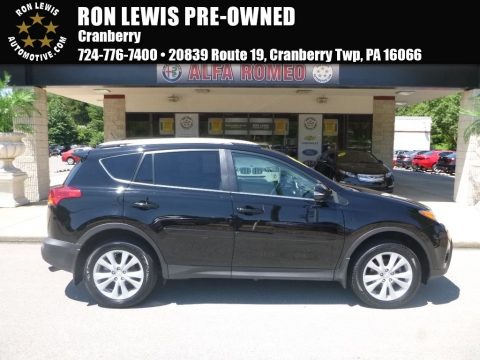 Black Toyota RAV4 Limited AWD.  Click to enlarge.