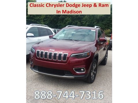 Velvet Red Pearl Jeep Cherokee Limited 4x4.  Click to enlarge.