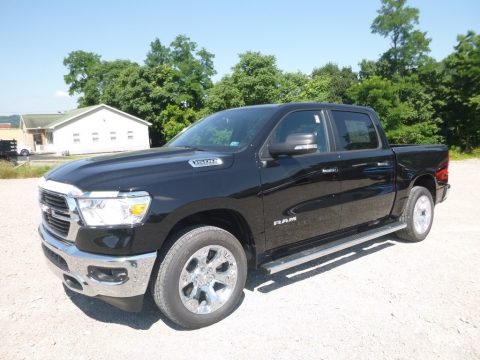 Diamond Black Crystal Pearl Ram 1500 Big Horn Crew Cab 4x4.  Click to enlarge.