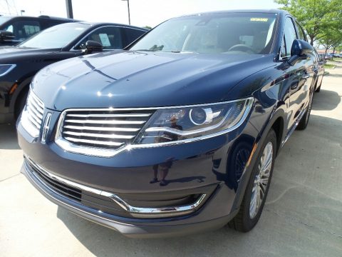 Blue Diamond Metallic Lincoln MKX Reserve AWD.  Click to enlarge.