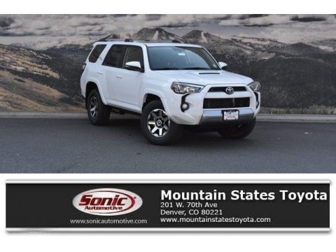 Super White Toyota 4Runner TRD Off-Road 4x4.  Click to enlarge.