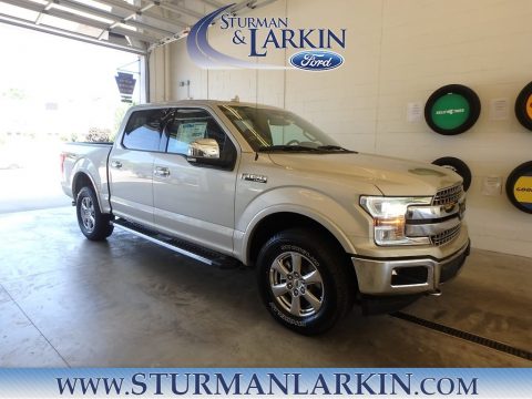 White Gold Ford F150 Lariat SuperCrew 4x4.  Click to enlarge.