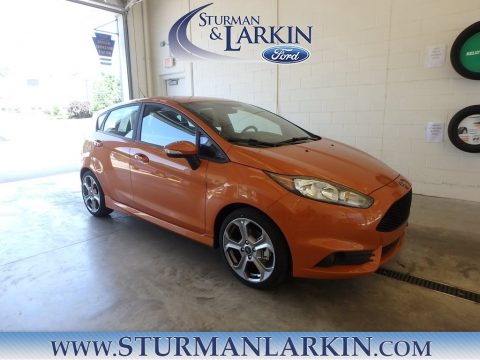 Orange Spice Ford Fiesta ST Hatchback.  Click to enlarge.