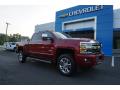 Front 3/4 View of 2019 Chevrolet Silverado 2500HD High Country Crew Cab 4WD #1