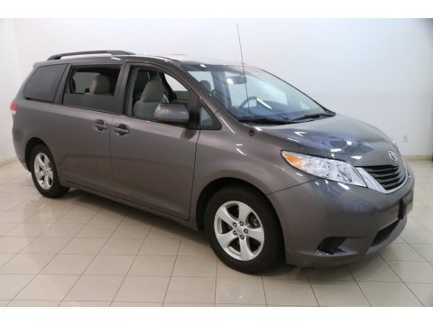 Predawn Gray Mica Toyota Sienna LE.  Click to enlarge.
