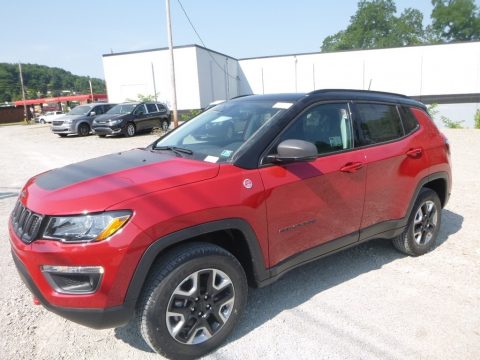 Redline Pearl Jeep Compass Trailhawk 4x4.  Click to enlarge.