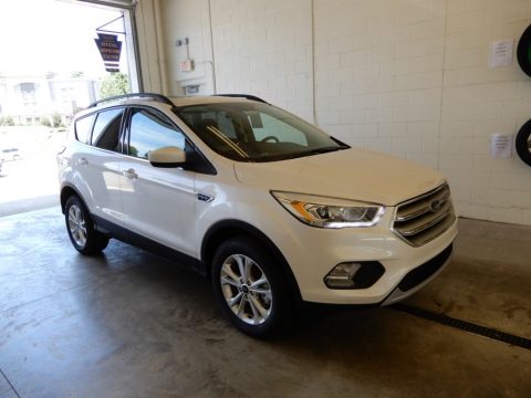 White Platinum Ford Escape SEL 4WD.  Click to enlarge.