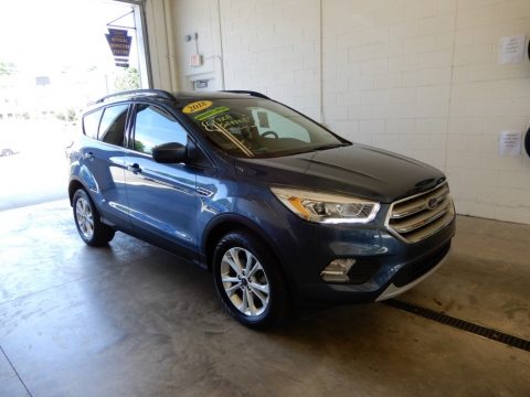 Blue Metallic Ford Escape SEL 4WD.  Click to enlarge.