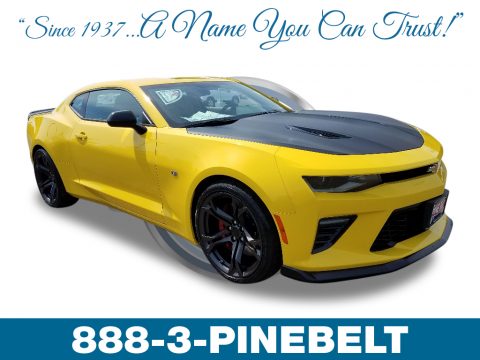 Bright Yellow Chevrolet Camaro SS Coupe.  Click to enlarge.