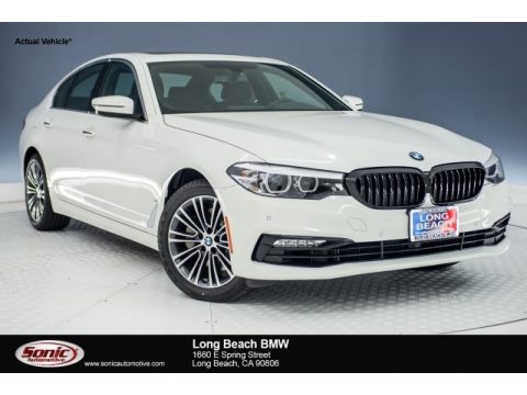 Alpine White BMW 5 Series 540i Sedan.  Click to enlarge.