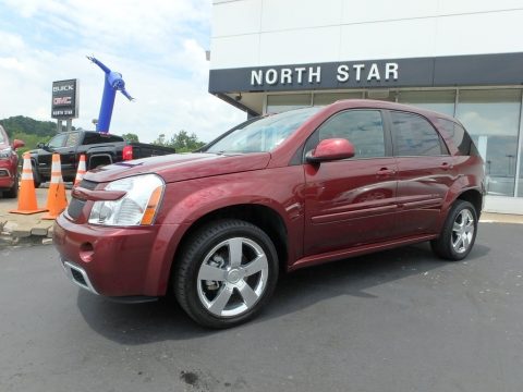 Deep Ruby Red Metallic Chevrolet Equinox Sport AWD.  Click to enlarge.