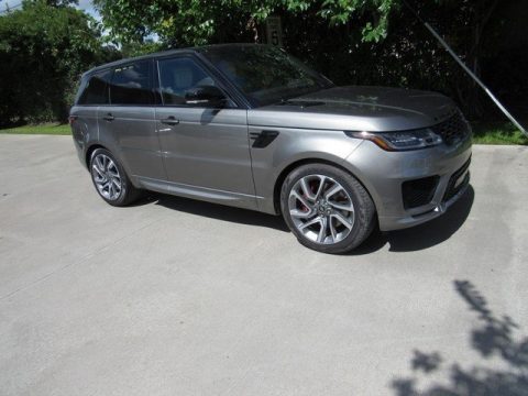 Silicon Silver Metallic Land Rover Range Rover Sport HSE Dynamic.  Click to enlarge.