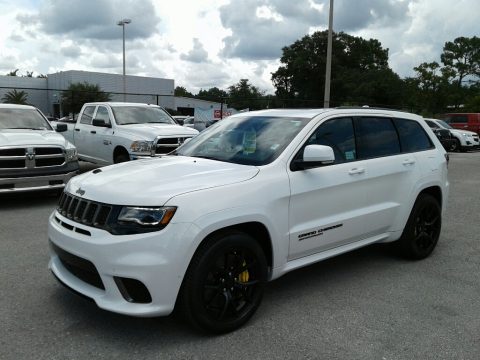 Ivory Tri-Coat Jeep Grand Cherokee Trackhawk 4x4.  Click to enlarge.