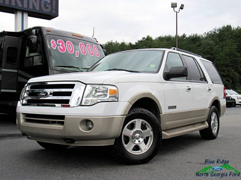 Oxford White Ford Expedition Eddie Bauer 4x4.  Click to enlarge.