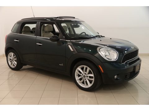 Oxford Green Metallic Mini Cooper S Countryman ALL4 AWD.  Click to enlarge.