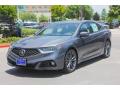 Front 3/4 View of 2019 Acura TLX A-Spec Sedan #3