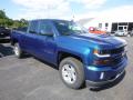 Front 3/4 View of 2019 Chevrolet Silverado LD LT Z71 Double Cab 4x4 #7