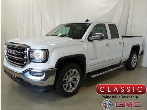 Summit White GMC Sierra 1500 SLT Double Cab 4WD. Click to enlarge. Summit White GMC Sierra 1500 SLT Double Cab 4WD. Click to enlarge.