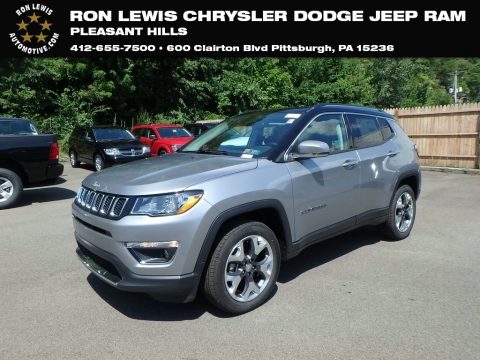 Billet Silver Metallic Jeep Compass Limited 4x4.  Click to enlarge.