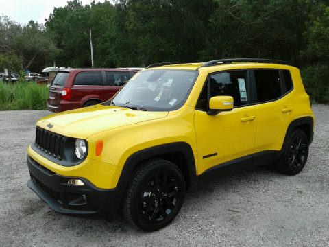 Solar Yellow Jeep Renegade Altitude.  Click to enlarge.