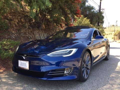 Deep Blue Metallic Tesla Model S 60.  Click to enlarge.