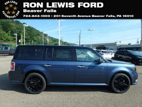 Blue Ford Flex SEL AWD.  Click to enlarge.