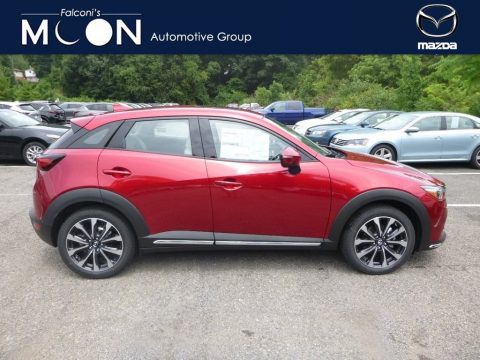 Soul Red Metallic Mazda CX-3 Grand Touring AWD.  Click to enlarge.
