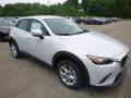 Front 3/4 View of 2019 Mazda CX-3 Sport AWD #3