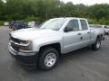 Front 3/4 View of 2019 Chevrolet Silverado LD WT Double Cab 4x4 #1