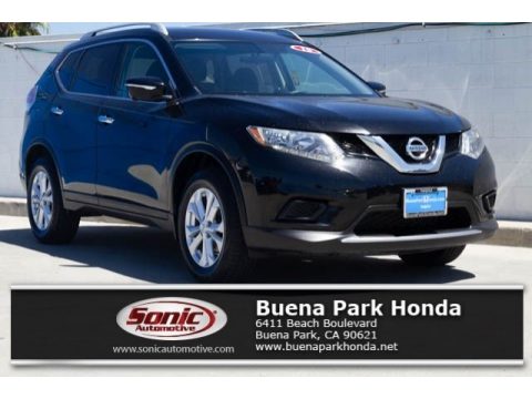 Super Black Nissan Rogue SV AWD.  Click to enlarge.