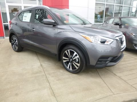 Gun Metallic Nissan Kicks SR. Click to enlarge. Gun Metallic Nissan Kicks SR. Click to enlarge.