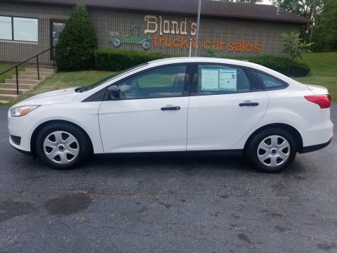 Oxford White Ford Focus S Sedan.  Click to enlarge.