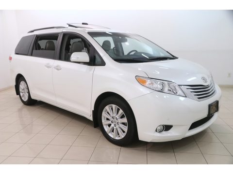 Blizzard White Pearl Toyota Sienna Limited AWD. Click to enlarge. Blizzard White Pearl Toyota Sienna Limited AWD. Click to enlarge.