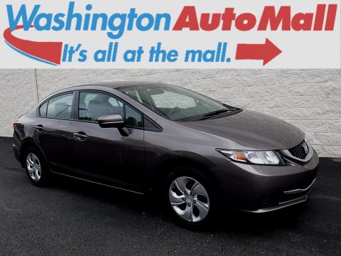 Urban Titanium Metallic Honda Civic LX Sedan.  Click to enlarge.