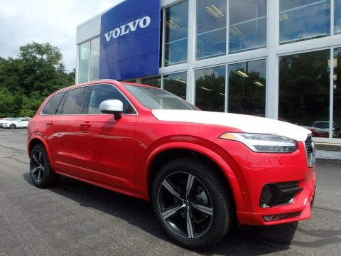 Passion Red Volvo XC90 T6 AWD R-Design.  Click to enlarge.