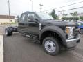 Front 3/4 View of 2019 Ford F550 Super Duty XL SuperCab 4x4 Chassis #3