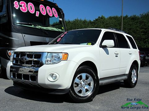 White Suede Ford Escape Limited V6.  Click to enlarge.