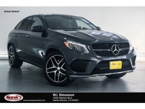Steel Grey Metallic Mercedes-Benz GLE 450 AMG 4Matic Coupe.  Click to enlarge.