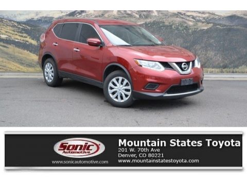 Cayenne Red Nissan Rogue S AWD.  Click to enlarge.