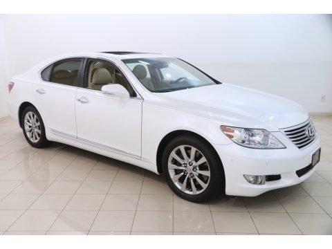 Starfire White Pearl Lexus LS 460 AWD.  Click to enlarge.