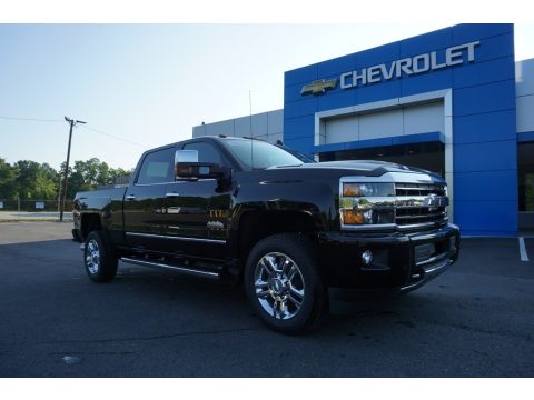 Black Chevrolet Silverado 2500HD High Country Crew Cab 4WD.  Click to enlarge.