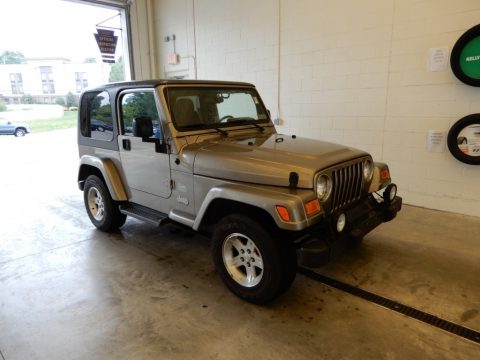 Light Khaki Metallic Jeep Wrangler Sahara 4x4.  Click to enlarge.