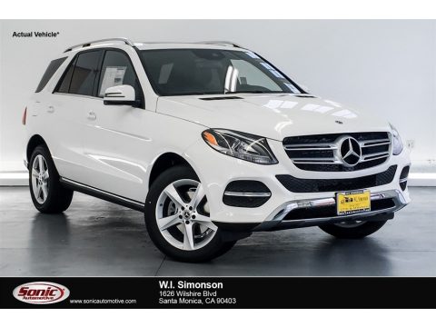 Polar White Mercedes-Benz GLE 350.  Click to enlarge.