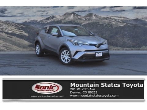 Silver Knockout Metallic Toyota C-HR LE.  Click to enlarge.