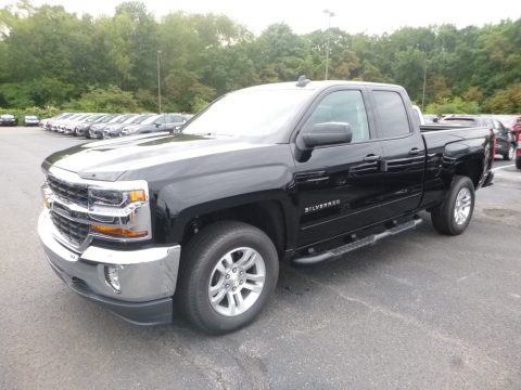 Black Chevrolet Silverado LD LT Double Cab 4x4.  Click to enlarge.