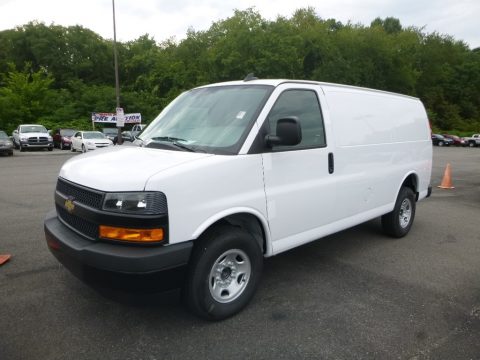 Summit White Chevrolet Express 2500 Cargo WT.  Click to enlarge.