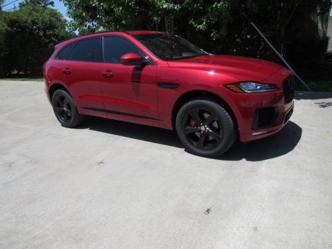 Firenze Red Metallic Jaguar F-PACE S AWD.  Click to enlarge.