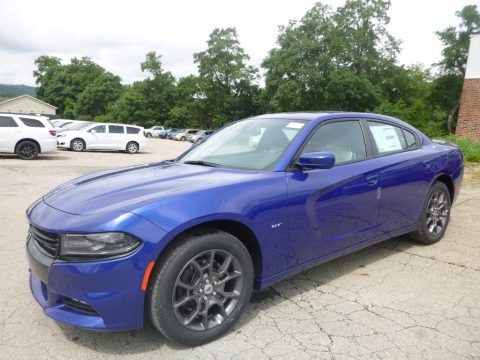 IndiGo Blue Dodge Charger GT AWD.  Click to enlarge.