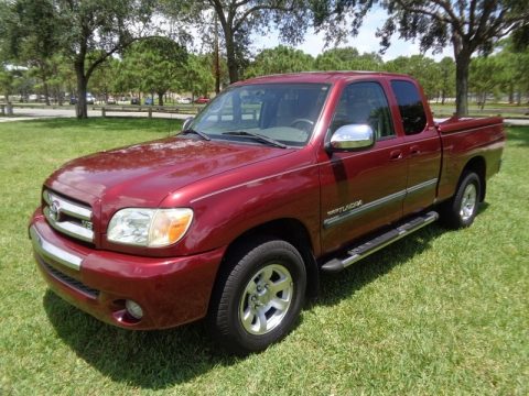 Salsa Red Pearl Toyota Tundra SR5 Access Cab.  Click to enlarge.
